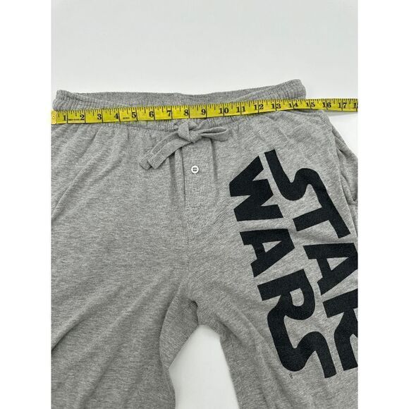 Star Wars Pajama Bottoms Unisex Sz S Elastic Waist Band & Pockets Gray - Picture 6 of 6